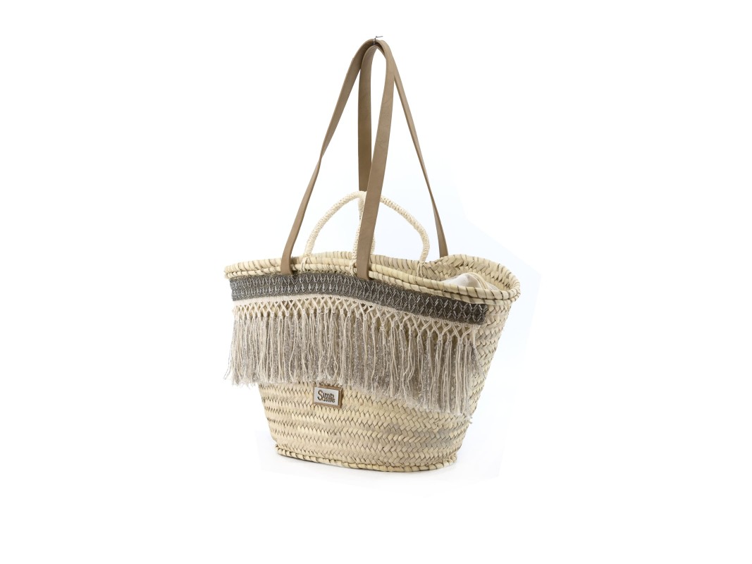 Capazo grande 10 vueltas ROXANNE Bolso vegano mujer verano 2023